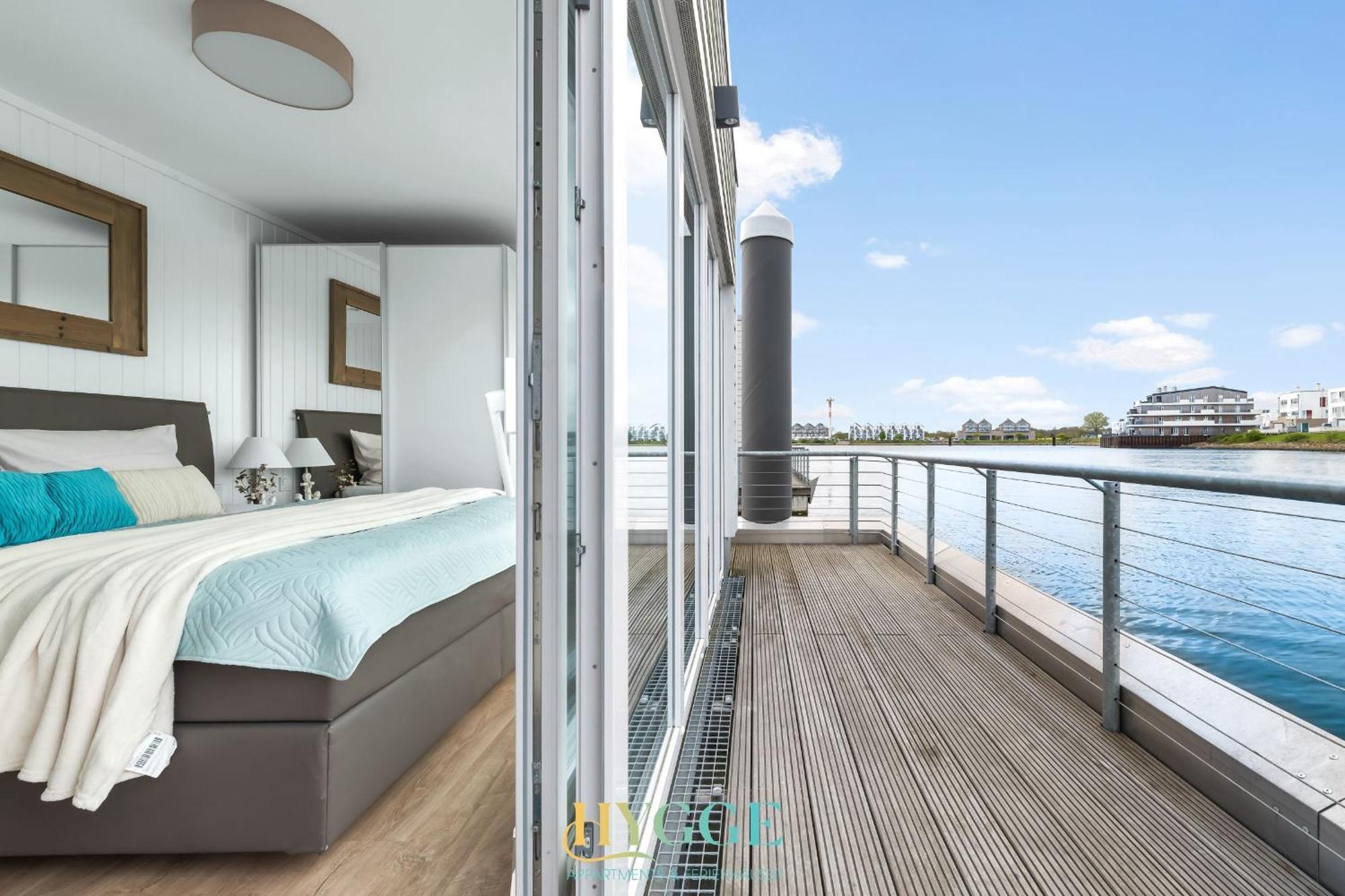 Отель Schwimmendes Haus - An Bord Zwei Ольпениц Экстерьер фото