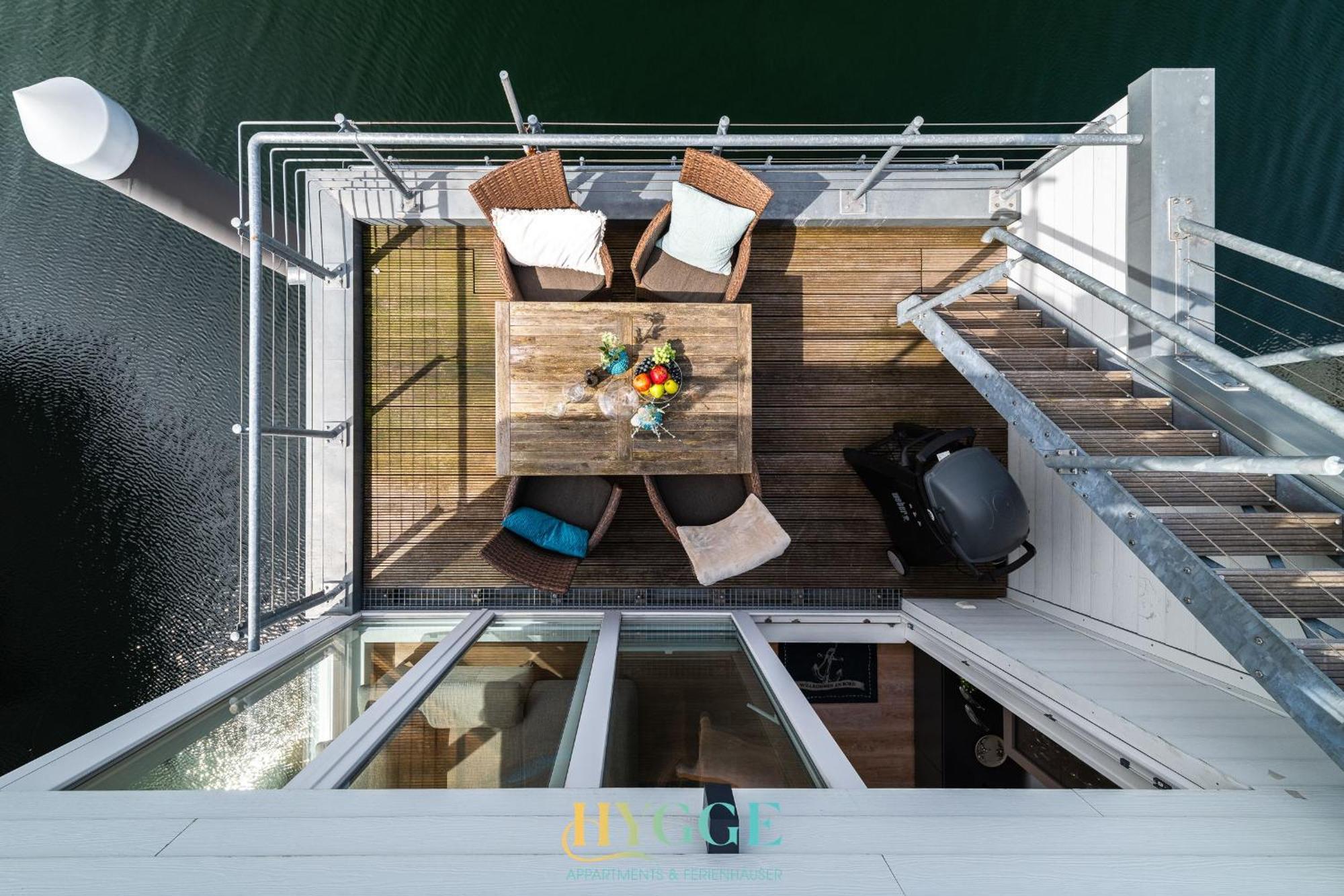 Отель Schwimmendes Haus - An Bord Zwei Ольпениц Экстерьер фото